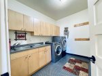 Lazy M Villa - Laundry Room, Utility Sink with Door to Garage